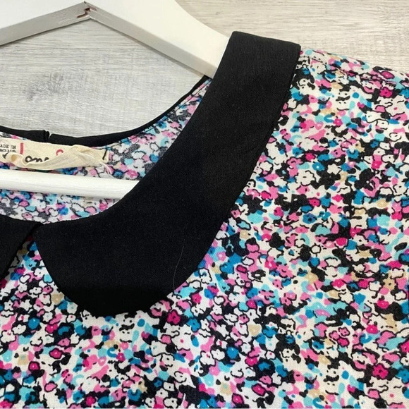 Urban Outfitters One & Only Babydoll Floral Dress Peter Pan Collar S - Picture 7 of 15